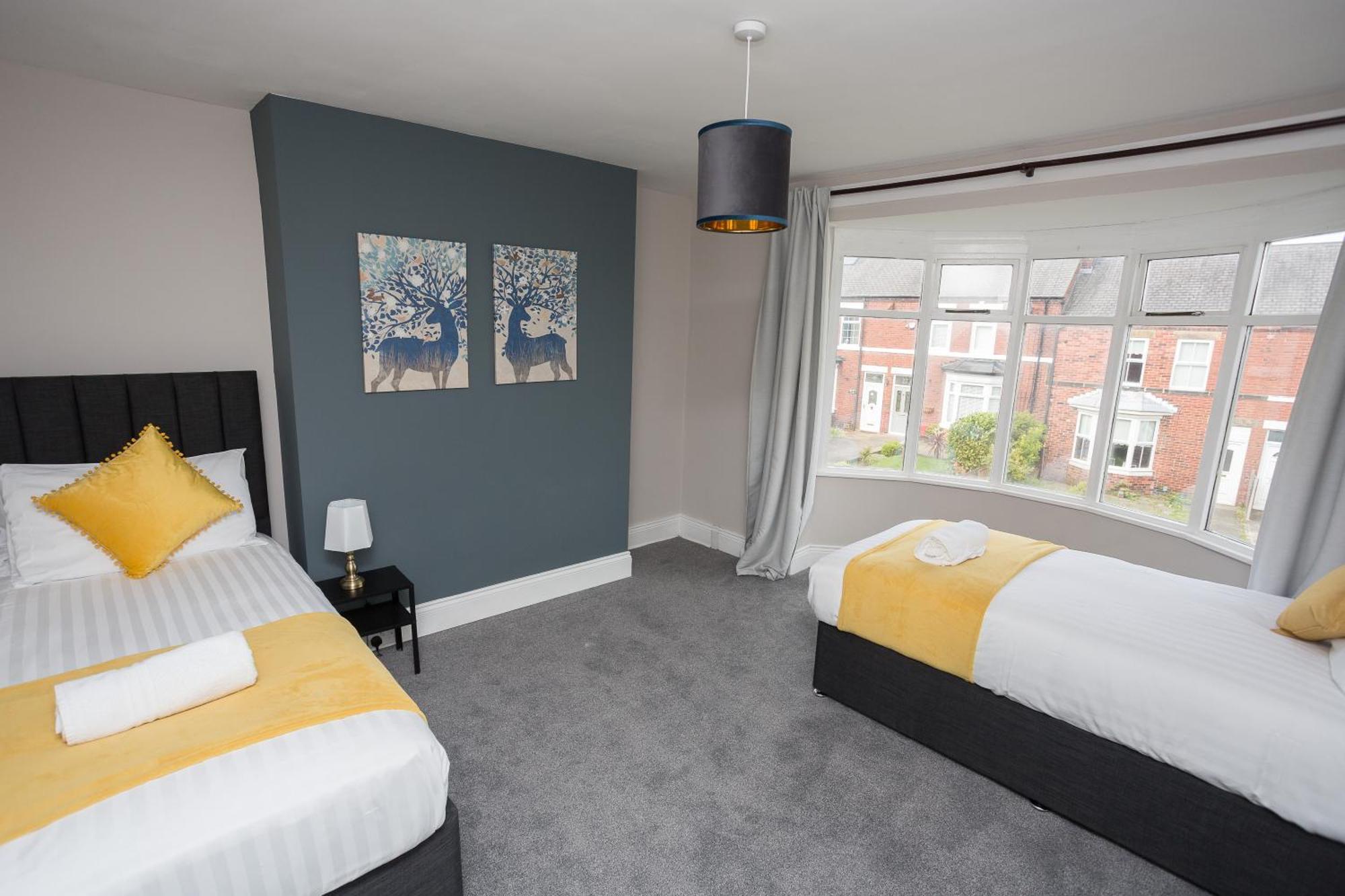 盖茨黑德The Avenue-3 Bed Sleeps 6 Great For Contractors别墅 外观 照片